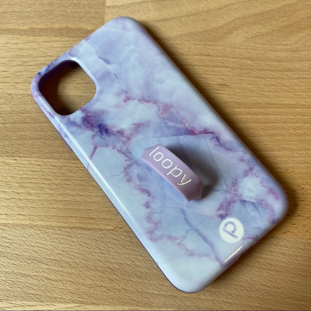 Loopy Case Purple Marble Gloss Edition Iphone 11